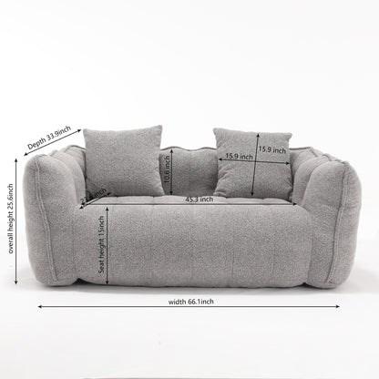 Canapé inclinable carré confortable