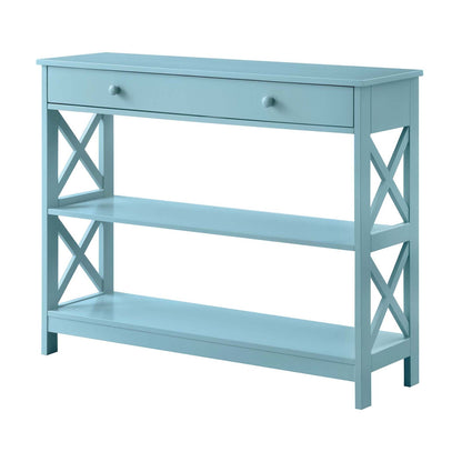 Console Oxford à 1 tiroir avec étagères Convenience Concepts