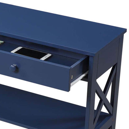Console Oxford à 1 tiroir avec étagères Convenience Concepts