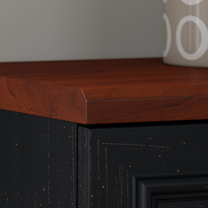 Armoire de rangement Fairview avec portes et étagères par Bush Furniture - 31,73 L x 12,76 l x 30,71 H