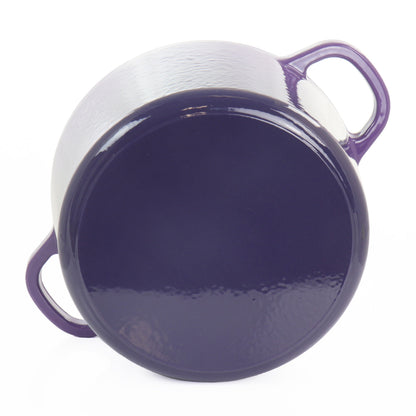 Cocotte en fonte émaillée Crock-Pot Artisan, 2 pièces, 5 litres, avec couvercle, couleur lavande