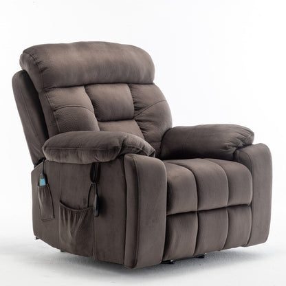 Fauteuil releveur électrique inclinable avec chauffage massant