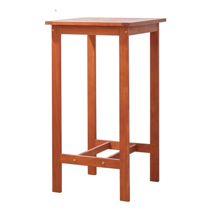 Ensemble de salle à manger avec table de bar et chaises en bois Emilio