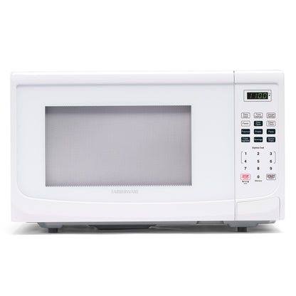 Four à micro-ondes de comptoir Farberware de 1 000 W et 1,1 pi³ avec éclairage LED et verrouillage enfant