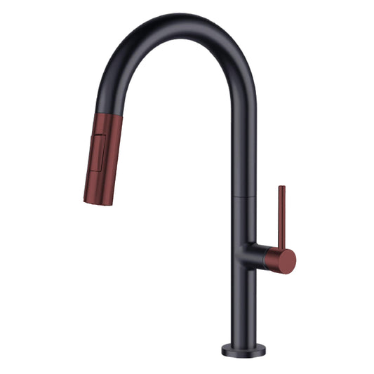 Robinet de cuisine à poignée unique et tirette Fine Fixtures