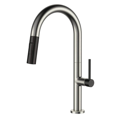 Robinet de cuisine à poignée unique et tirette Fine Fixtures