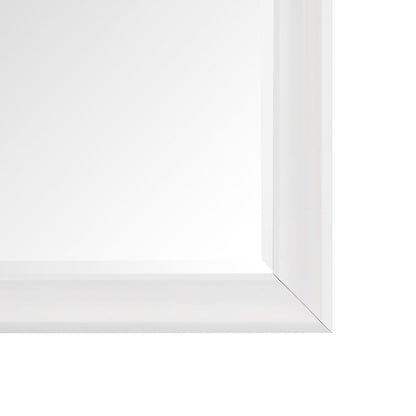 Miroir de sol encadré pleine longueur - Grand miroir rectangulaire sur pied, miroir intégral pour chambre et dressing