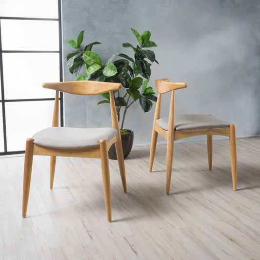Chaises de salle à manger modernes du milieu du siècle Francie (lot de 2) par Christopher Knight Home - 20,50 L x 20,25 L x 29,75 H