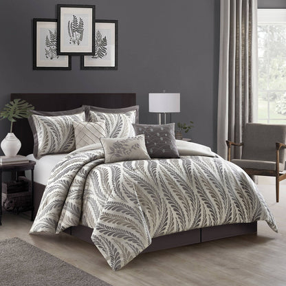 Ensemble de couette Nanshing Caspa 7 pièces au design chic et feuille