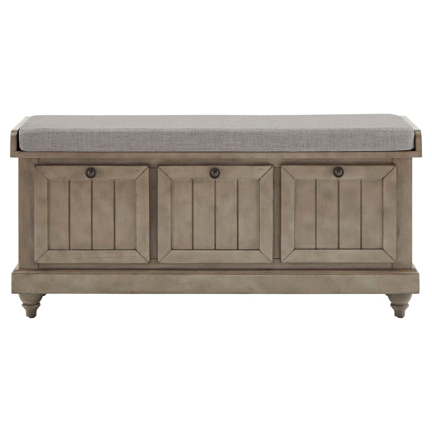 Banc de rangement Granger avec coussin d'assise en lin par iNSPIRE Q Classic