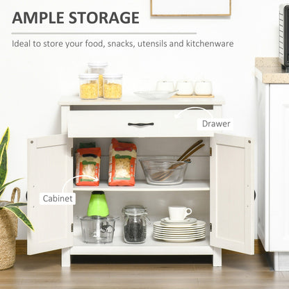 Buffet style grange HOMCOM 32, meuble de rangement buffet, bar à café pour salon ou entrée