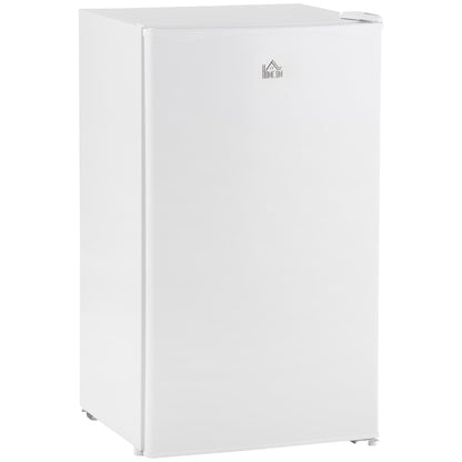 Mini-réfrigérateur compact HOMCOM de 3,2 pi³ avec congélateur, porte simple et thermostat réglable pour chambre à coucher