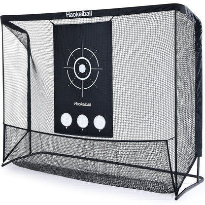 Filet de golf Haokelball 10x7,5 pieds Filet d'entraînement de golf avec tissu cible Filet de frappe de golf robuste