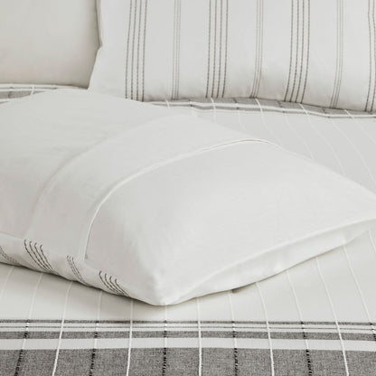 Ensemble de couette surdimensionnée en coton jacquard Harbor House Morgan, 6 pièces