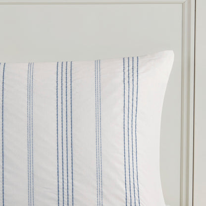Ensemble de couette surdimensionnée en coton jacquard Harbor House Morgan, 6 pièces