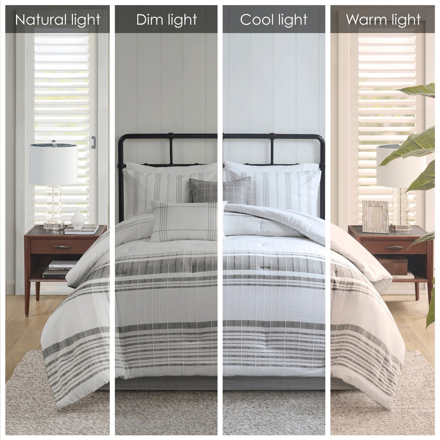 Ensemble de couette surdimensionnée en coton jacquard Harbor House Morgan, 6 pièces