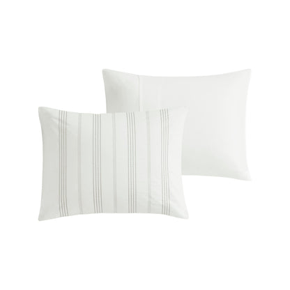 Ensemble de couette surdimensionnée en coton jacquard Harbor House Morgan, 6 pièces