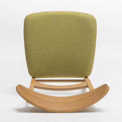 Chaise de salle à manger Abrielle en bois d'hévéa rembourrée de style milieu de siècle (lot de 2) par Christopher Knight Home