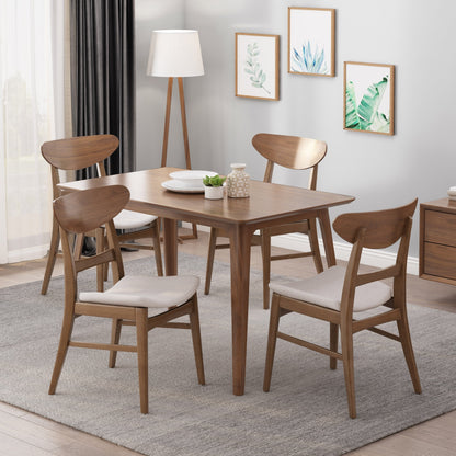 Chaises de salle à manger modernes Idalia du milieu du siècle (lot de 4) par Christopher Knight Home