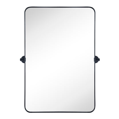 Miroir mural rectangulaire pivotant et inclinable en métal TEHOME Jonathan