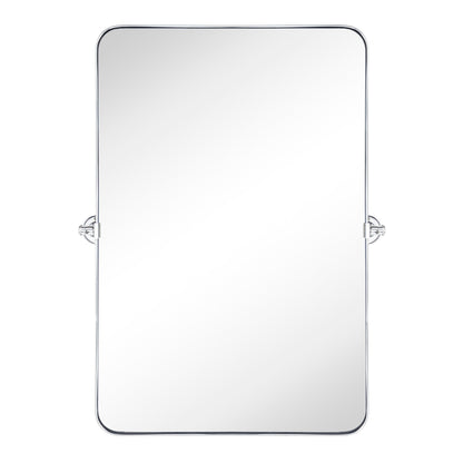Miroir mural rectangulaire pivotant et inclinable en métal TEHOME Jonathan
