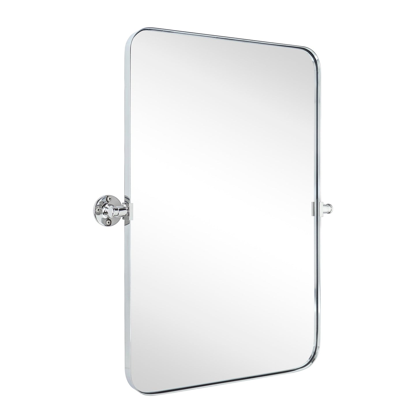 Miroir mural rectangulaire pivotant et inclinable en métal TEHOME Jonathan