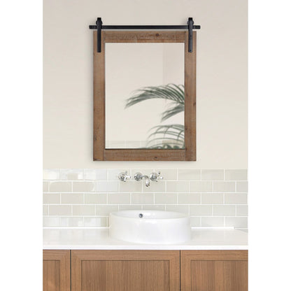 Miroir mural rectangulaire rustique Kate et Laurel Cates