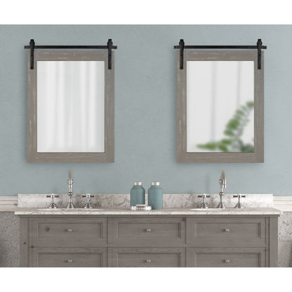 Miroir mural rectangulaire rustique Kate et Laurel Cates