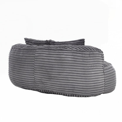 Canapé confortable et durable, fauteuil poire à dossier haut pour adultes et enfants - 2 places