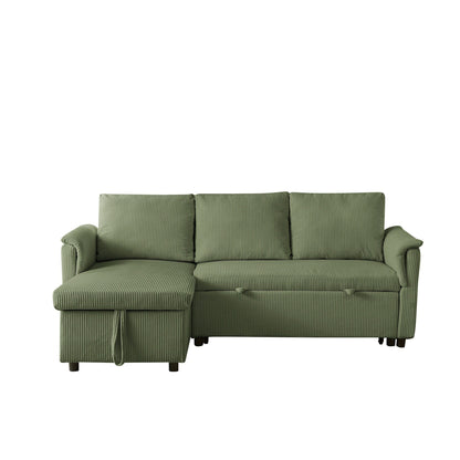 Canapé causeuse avec chaise longue Canapé convertible modulaire en L avec chaise longue de rangement