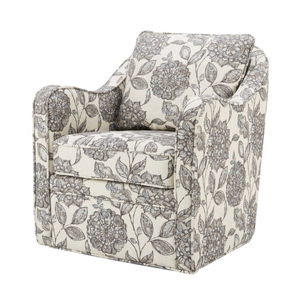 Fauteuil pivotant incurvé rembourré Madison Park Betty