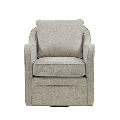 Fauteuil pivotant incurvé rembourré Madison Park Betty
