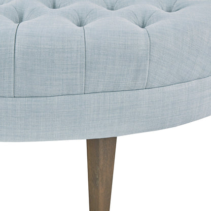 Pouf rembourré touffeté en bois massif Madision Park Chase en forme de planche de surf