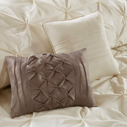 Madison Park Essentials Loretta 24 pièces dans un sac avec panneaux de fenêtre et ensemble de draps