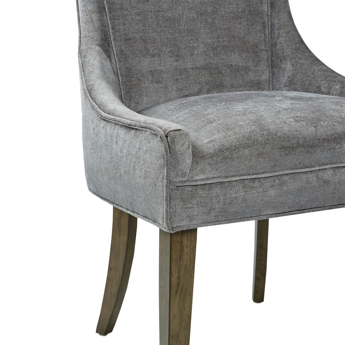 Chaises de salle à manger rembourrées Madison Park Signature Ultra avec pieds en bois (lot de 2) - N/A