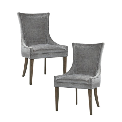 Chaises de salle à manger rembourrées Madison Park Signature Ultra avec pieds en bois (lot de 2) - N/A