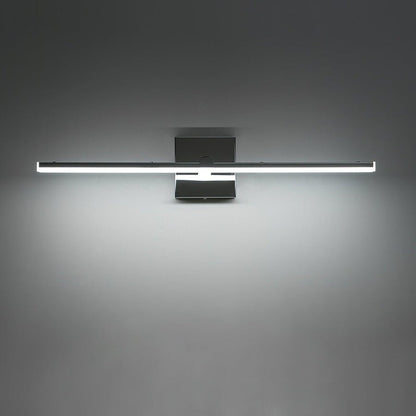 Applique murale linéaire à LED chromée minimaliste à intensité variable