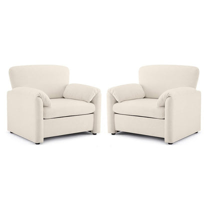 Fauteuil d'appoint moderne à oreilles d'éléphant, siège confortable pour salon et chambre