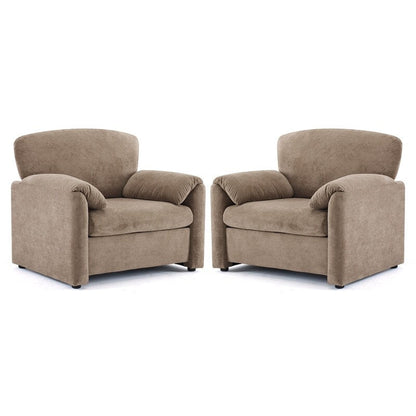 Fauteuil d'appoint moderne à oreilles d'éléphant, siège confortable pour salon et chambre