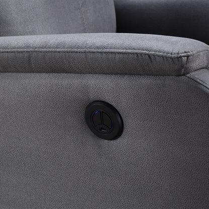 Fauteuil inclinable électrique moderne avec port USB, support complet de la tête et des lombaires