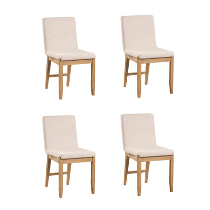 Tabouret de bar moderne Gracie, chaise rembourrée en boucle et pieds en bois brossé
