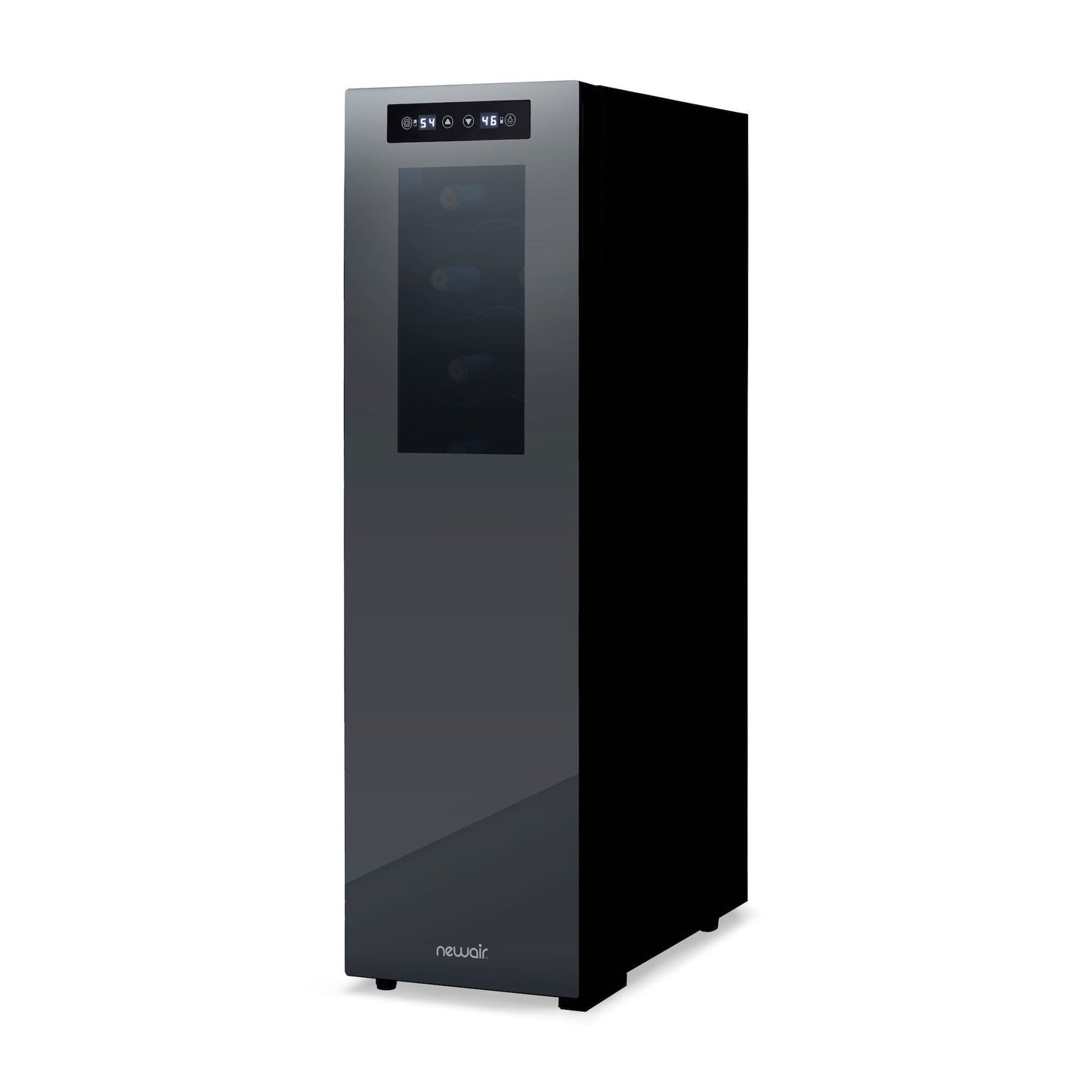 Réfrigérateur à vin Newair Shadow-T Series, 18 bouteilles, double zone de température, autonome, thermoélectrique, commande numérique