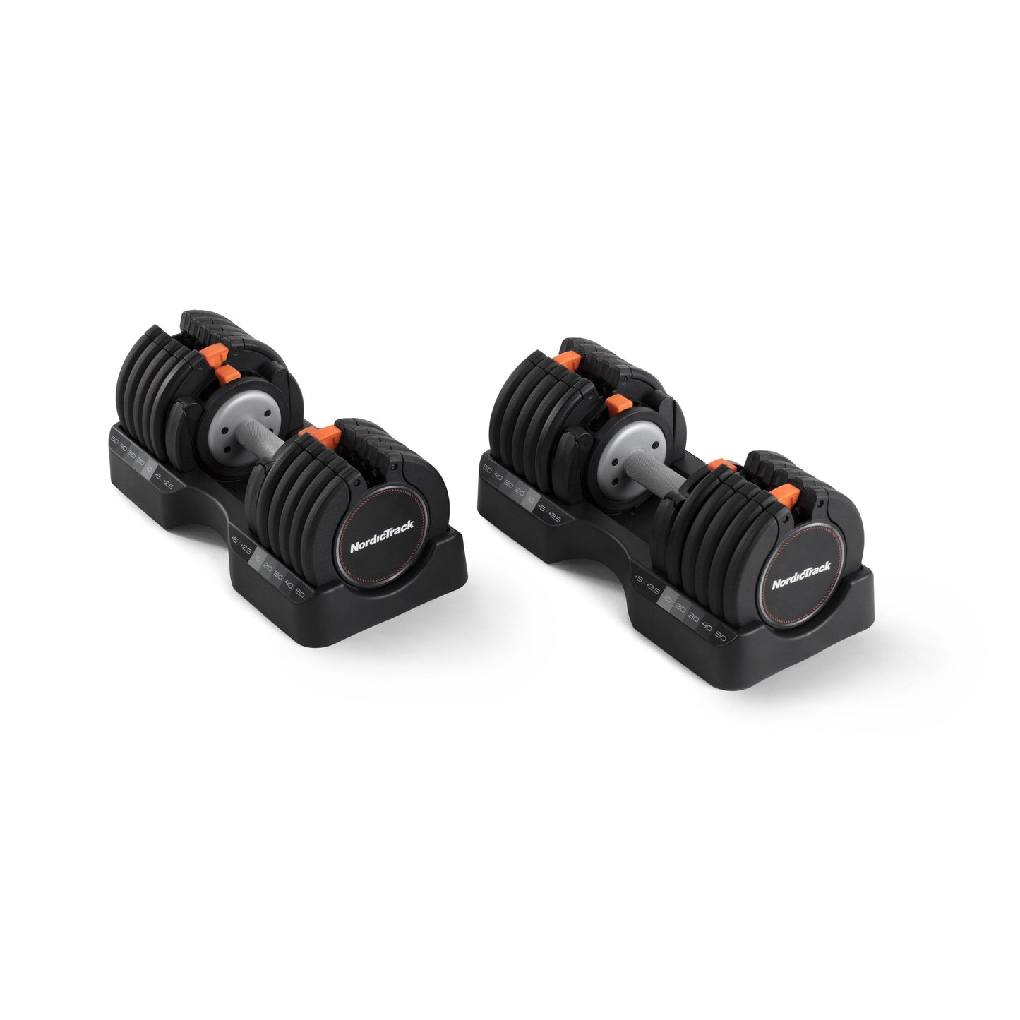 Ensemble d'haltères NordicTrack 55 lb Select-a-Weight