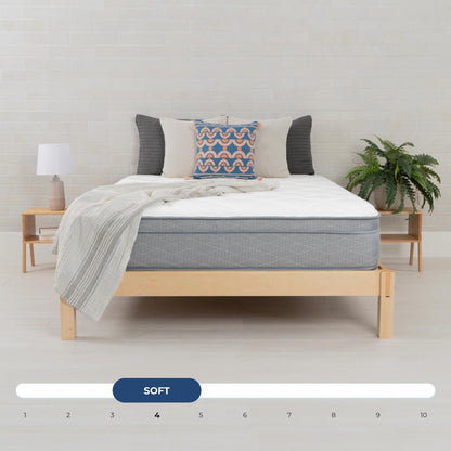 Matelas NuForm 11 à plateau-coussin moyennement moelleux