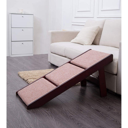 Escalier pliable portable 2 en 1 PAWLAND pour chiens, chats, lits hauts, marchepieds pour chiens, marchepied facile à monter pour animaux de compagnie