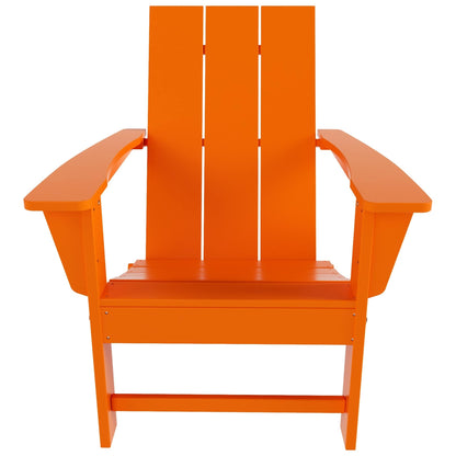 Chaise Adirondack pliante Polytrends Shoreside moderne et écologique, idéale pour les commerces et les résidences, toutes saisons