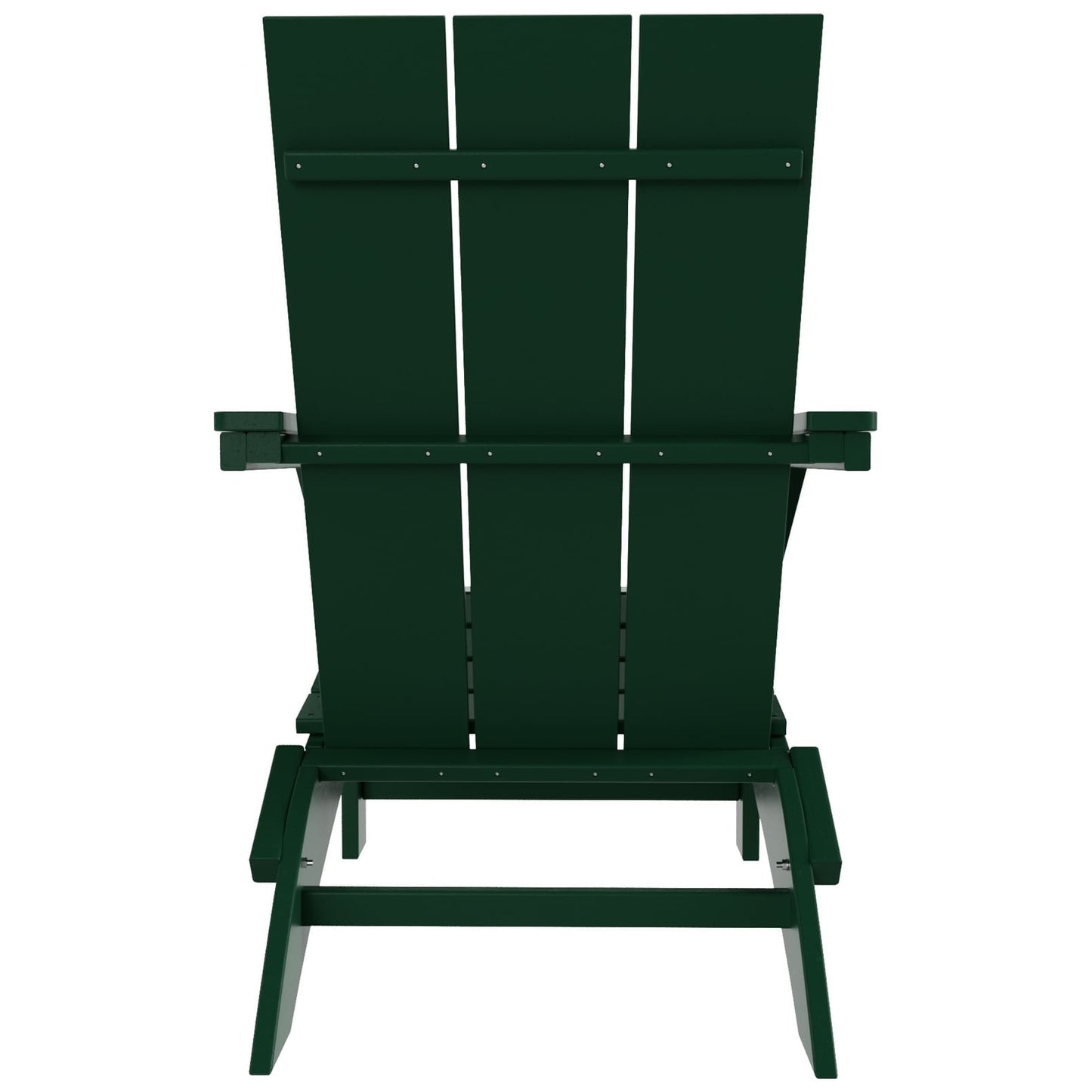 Chaise Adirondack pliante Polytrends Shoreside moderne et écologique, idéale pour les commerces et les résidences, toutes saisons