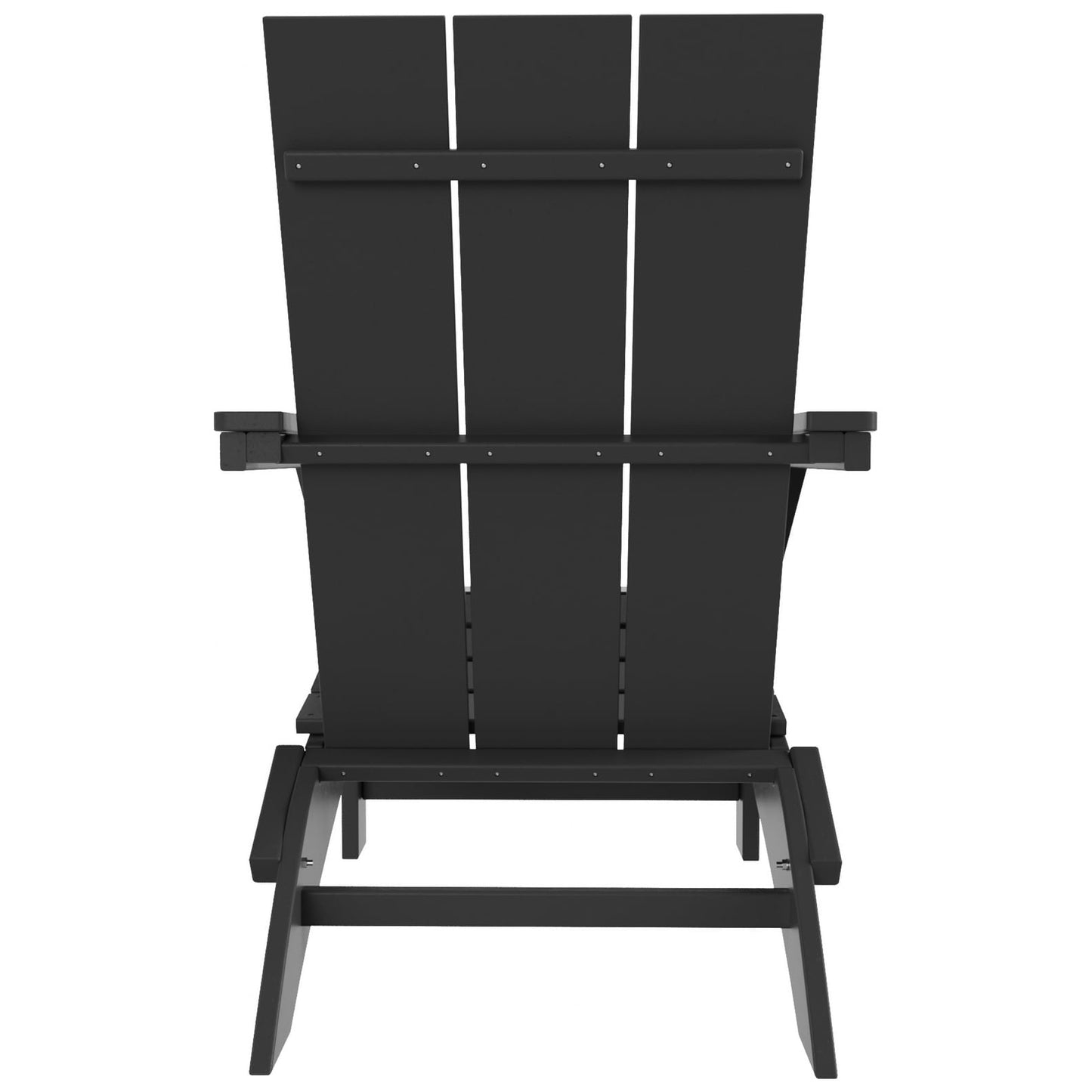 Chaise Adirondack pliante Polytrends Shoreside moderne et écologique, idéale pour les commerces et les résidences, toutes saisons