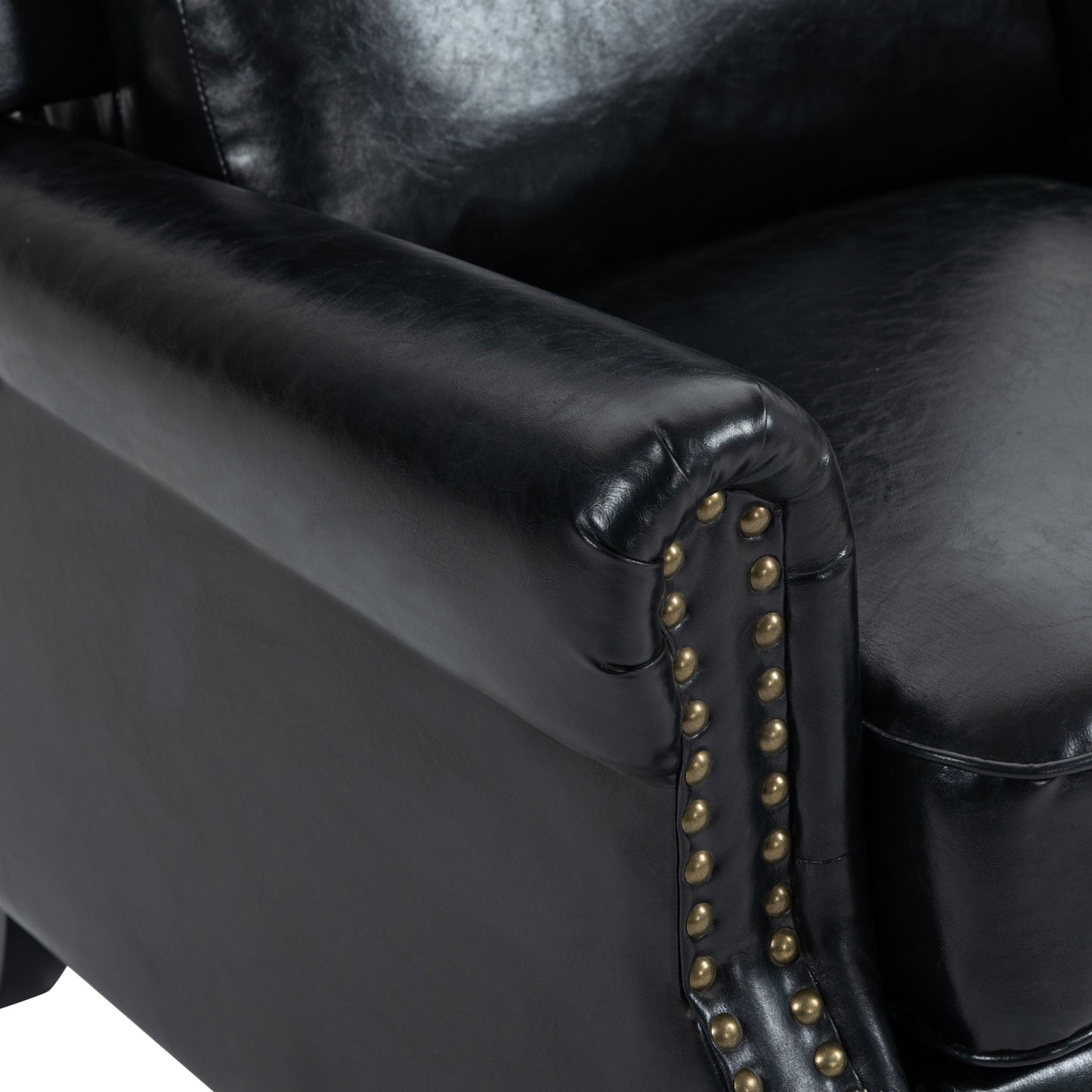 Fauteuils inclinables manuels avec garniture cloutée