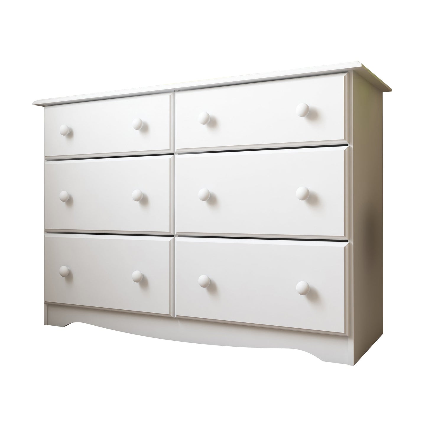 Commode à 6 tiroirs 100 % bois massif de Palace Imports